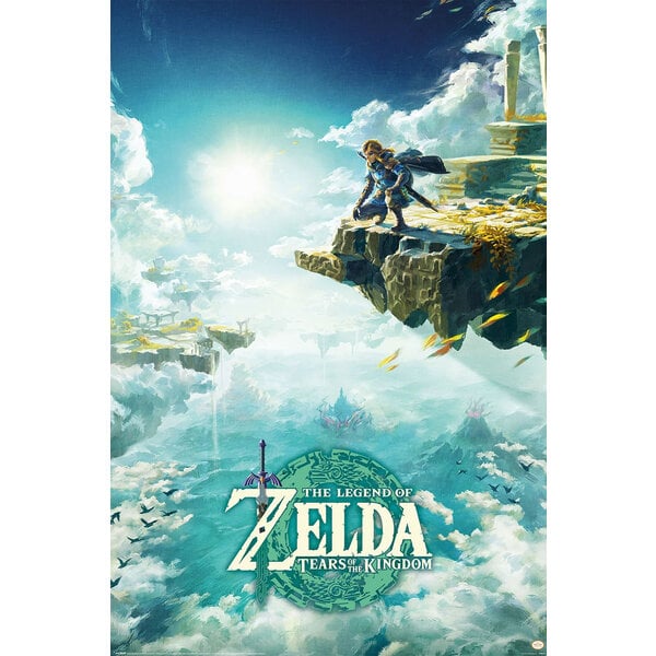 The legend of Zelda Tears of the kingdom Hyrule skies Maxi poster 61 x 91cm