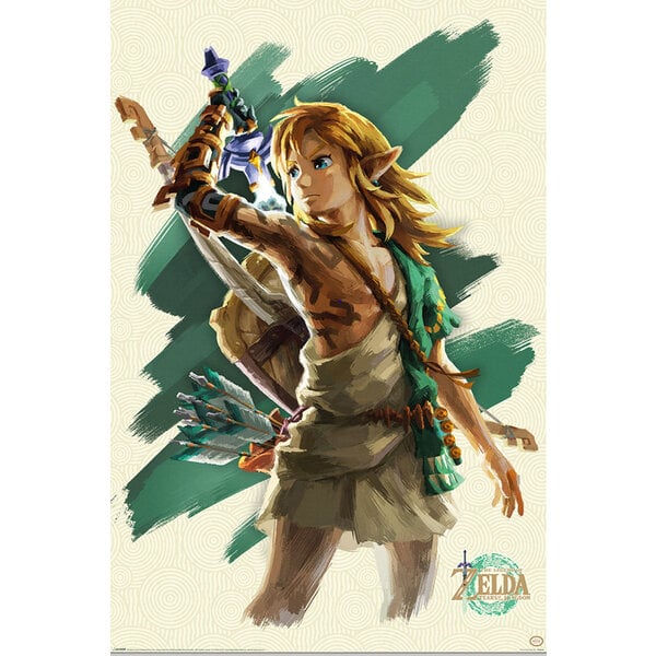 The legend of Zelda Tears of the kingdom Link Maxi poster 61 x 91cm