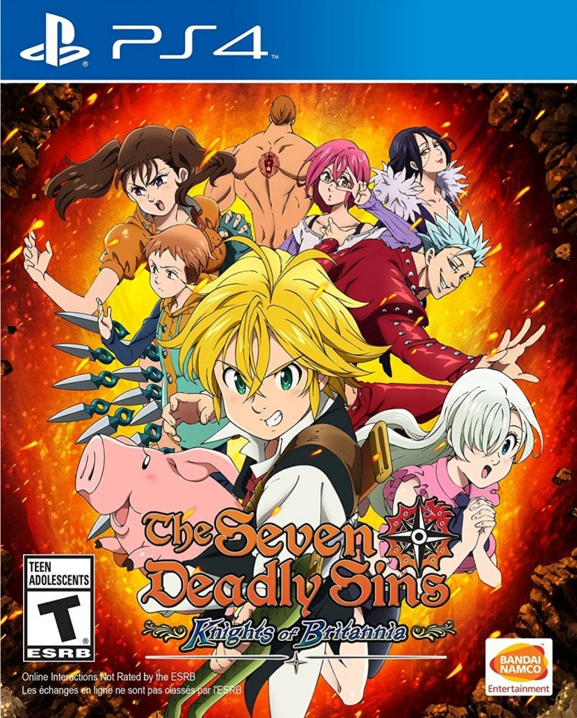 The seven deadly sins Knights of Britannia / PS4