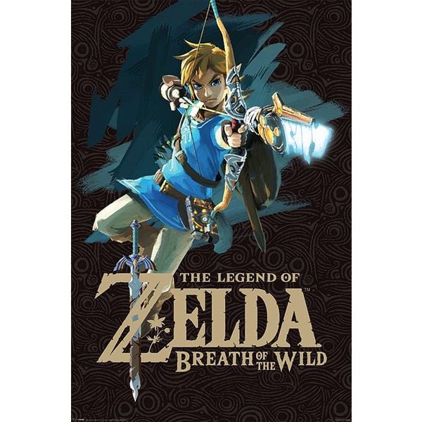 The legend of Zelda Breath of the wild cover Maxi poster 61 x 91cm