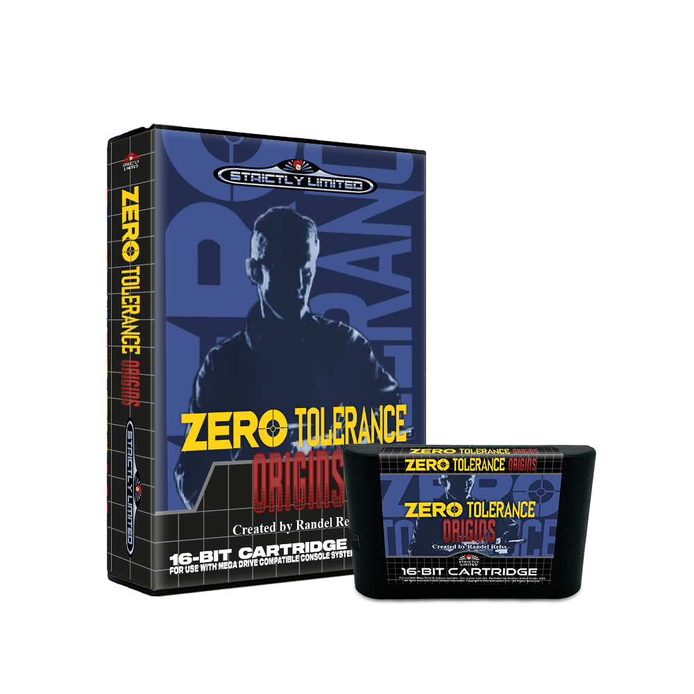 Zero tolerance Origins / Strictly limited games / Mega drive / 1500 copies
