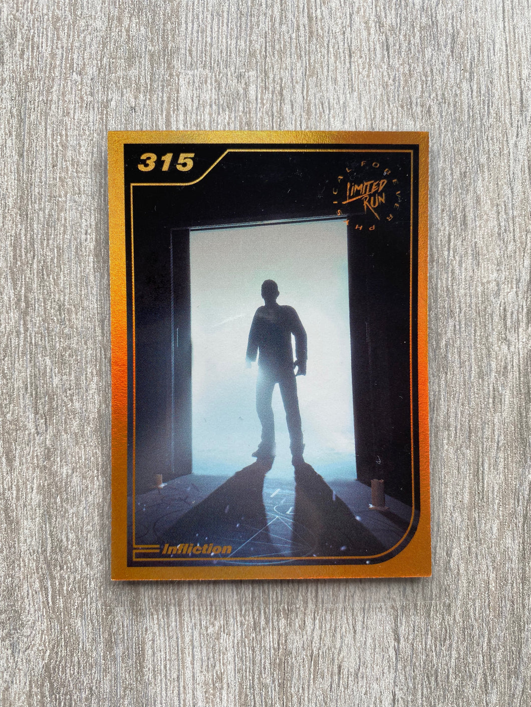 Gen2 #315 gold Infliction Limited run games Trading card