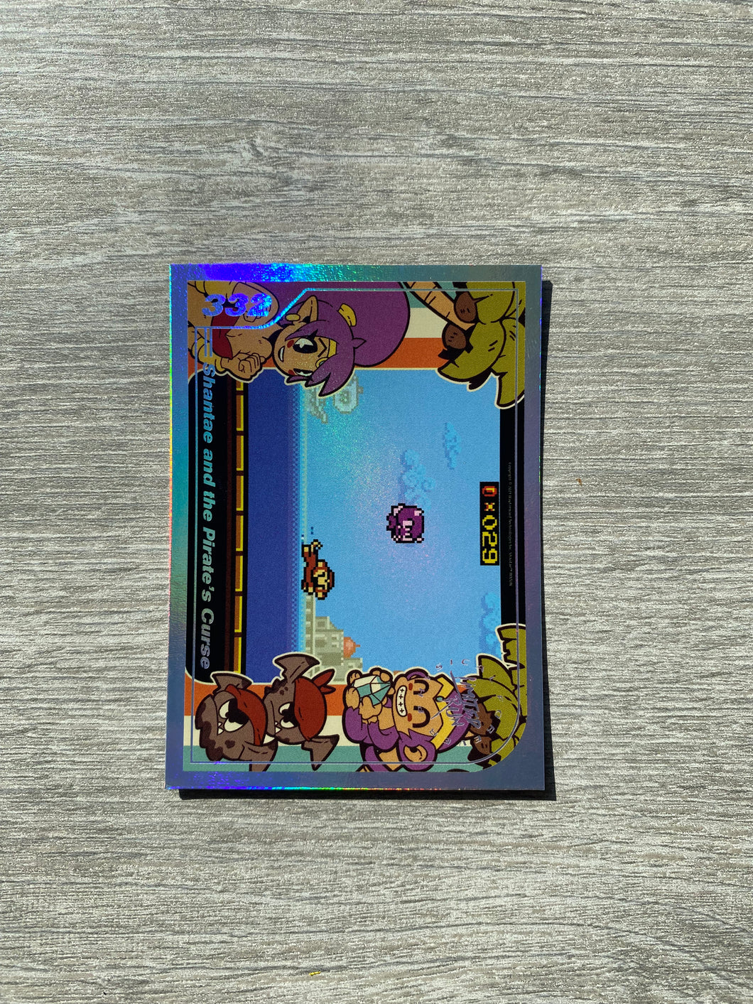 Gen2 #332 Silver Shantae and the pirate’s curse Limited run games Trading card