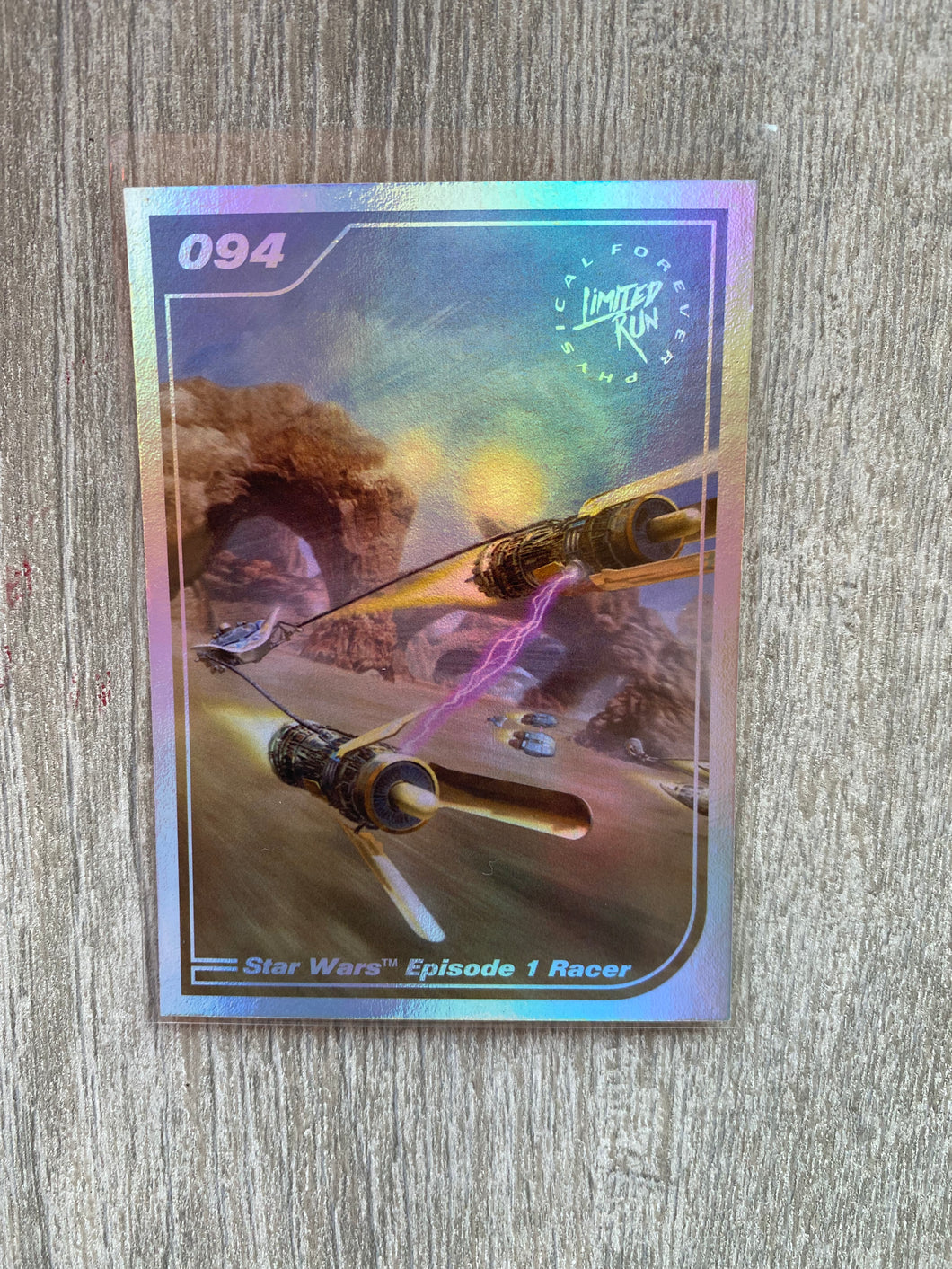 Gen2 #094 silver Star wars Episode 1 Racer  Limited run games Trading card