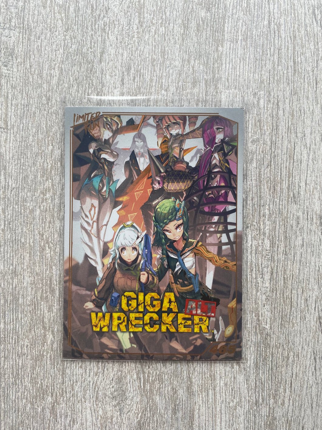 Gen1 #465 Gold Giga wrecker alt. Limited run games Trading card