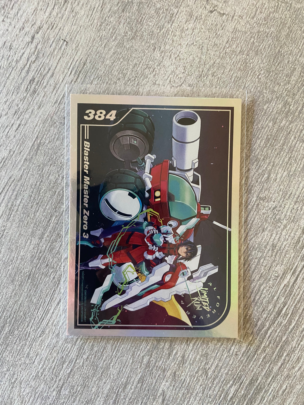 Gen2 #384 Silver Blaster master zero 3 Limited run games Trading card