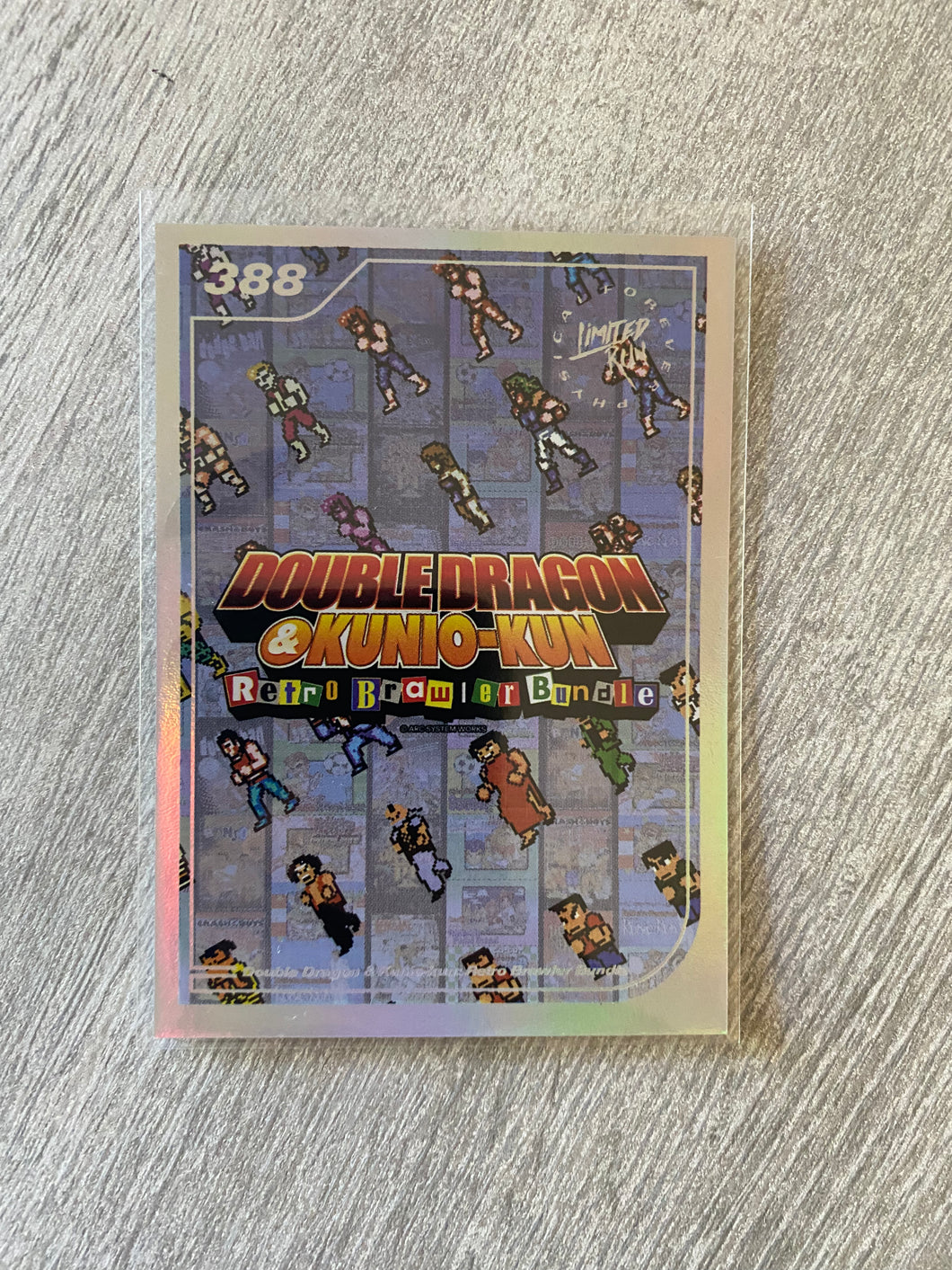 Gen2 #388 Silver Double dragon & Kunio-kun Limited run games Trading card