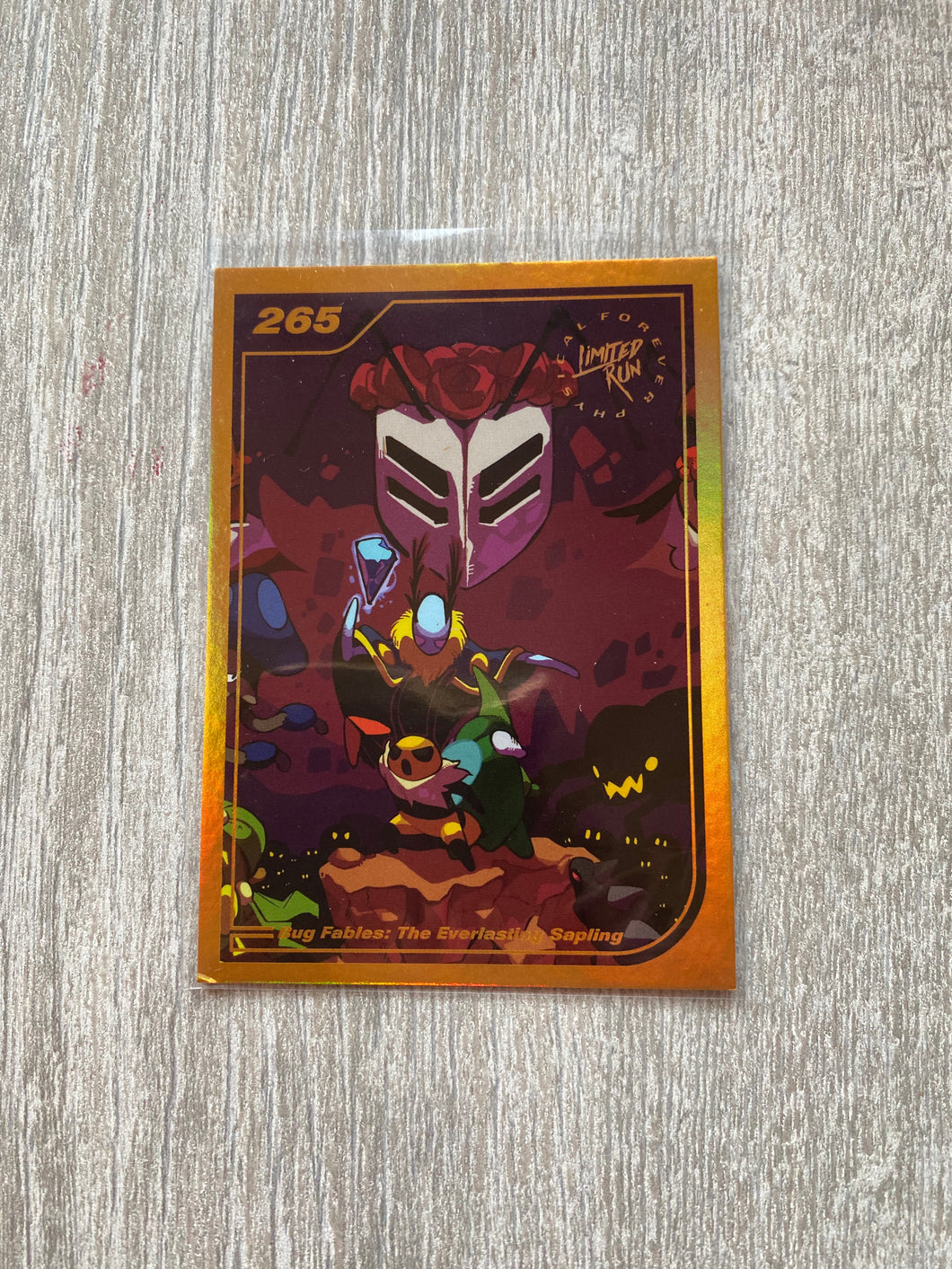 Gen2 #265 Gold Bug fables Everlasting sapling Limited run games Trading card