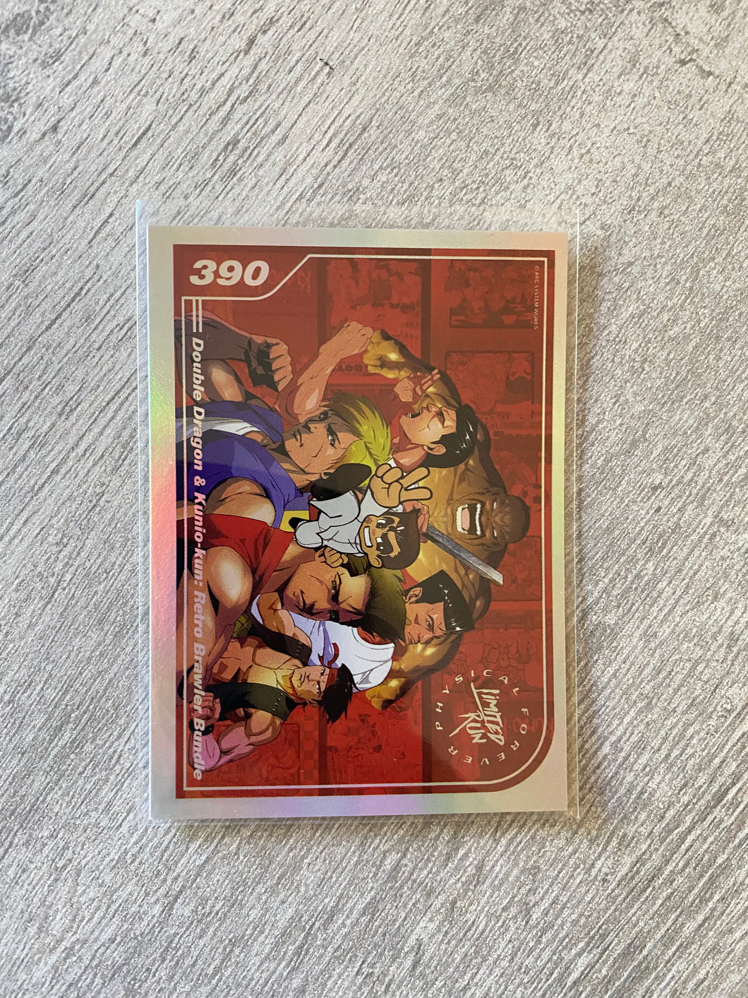 Gen2 #390 Silver Double dragon & Kunio-kun Limited run games Trading card