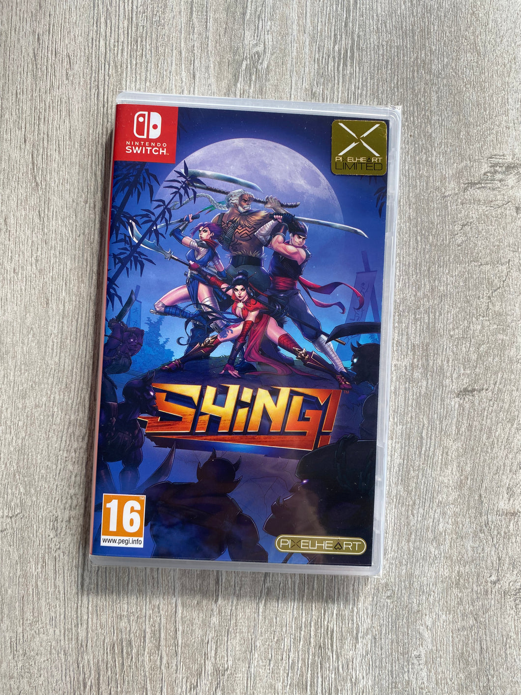 Shing! / Pixelheart / Switch / 5000 copies